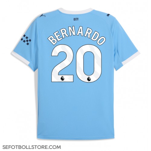 Manchester City Bernardo Silva #20 Replika Hemmatröja 2025-26 Kortärmad